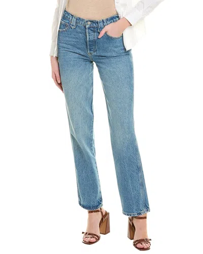 Boyish High-rise Western Far Country Straight Jean In Blue