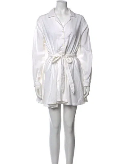 Pre-owned Boyish Mini Dress In White