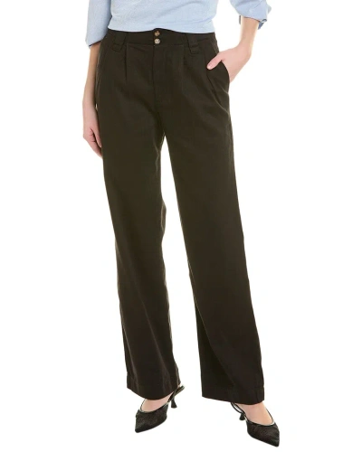 Boyish Relaxed Pleated Trouser In Black