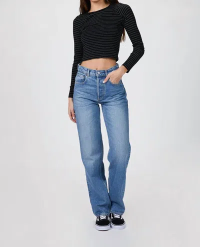 Boyish The Ziggy Footloose Straight Jeans In Blue