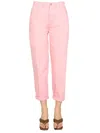 Boyish "toby" Trousers In Animal Print