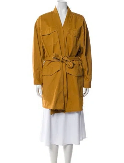 Pre-owned Boyish Trench Coat In Yellow
