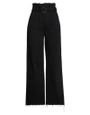 Boyish Woman Pants Black Size 25 Organic Cotton, Tencel In Black