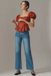 Boyish Ziggy High-rise Relaxed Straight-leg Jeans In Blue