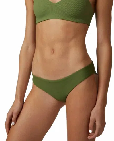 Boys And Arrows Charlie Bikini Bottom Pant In Trustworthy Green