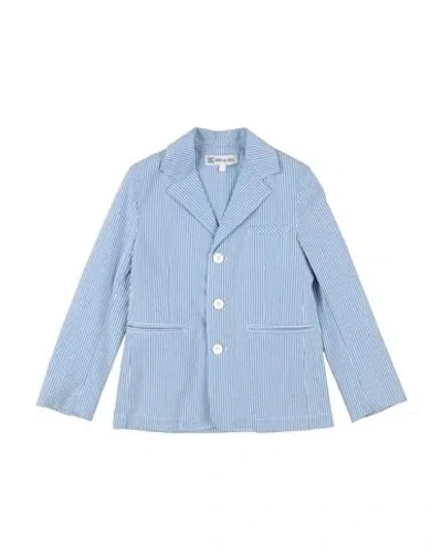 Boys & Girls Babies'  Toddler Boy Blazer Azure Size 6 Cotton, Elastane In Blue