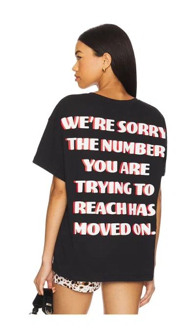 Boys Lie 1-800 Heart Boyfriend Tee In Black