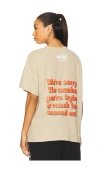 Boys Lie 1-800-manhunt Heather Bf Tshirt In Neutral