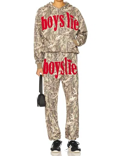 Boys Lie 1-800 Manhunt Kimmy Pant In Multi In Gray