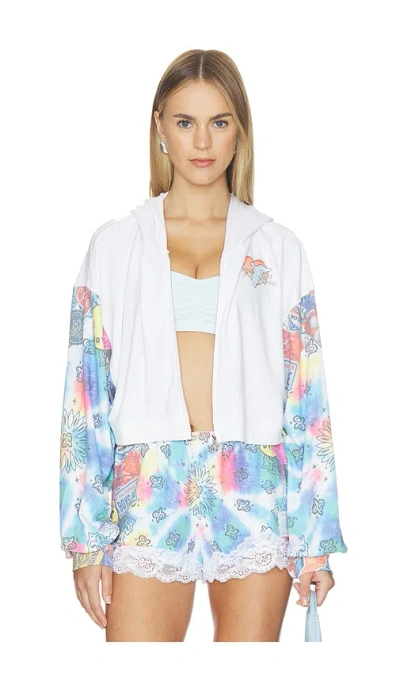Boys Lie Alex Zip Up In White