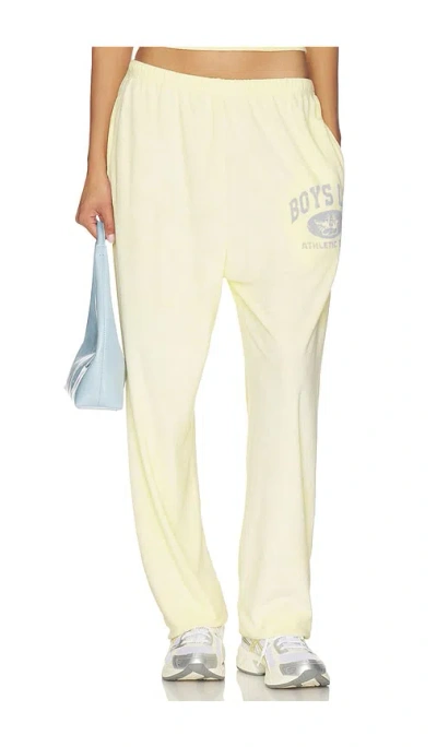 Boys Lie Athletic Depts V3 Kimmy Pant In Yellow