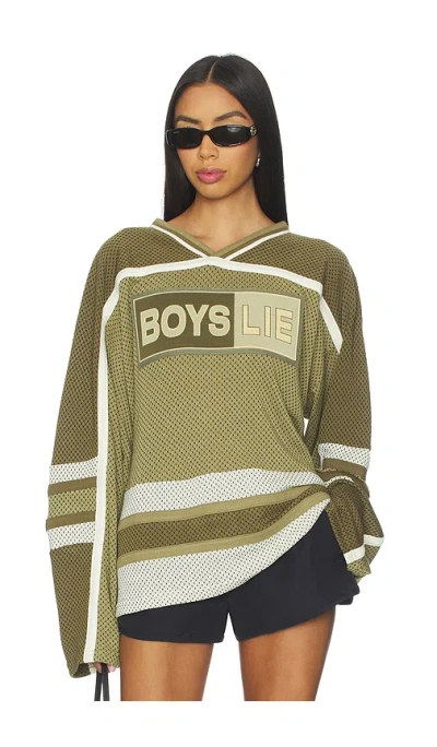 Boys Lie Better Half Garden Mother Pucker Jersey Tee In Green