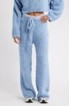 Boys Lie Bodhi Fuzzy Sweatpants In Blue