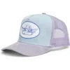 Boys Lie Candyqueen Trucker Hat In Blue-grey In Blue