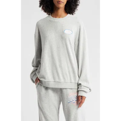 Boys Lie Charma Kara Crewneck Sweatshirt In Gray