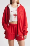 Boys Lie Cherry Picker Embroidered Graphic Hoodie In Red