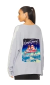 Boys Lie Disconnected 1-800 Thermal Bf Longsleeve In Blue