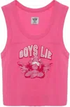 Boys Lie Dream Team Tank In Pink In Pink