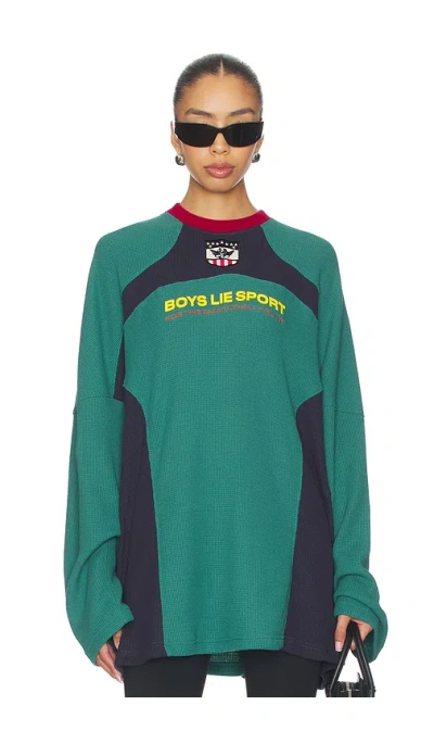 Boys Lie Emotional Support Staff Boyfriend V2 Top In Green