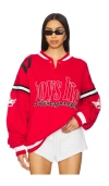 Boys Lie Fire Fueler Moto Jordan Pullover In 红色