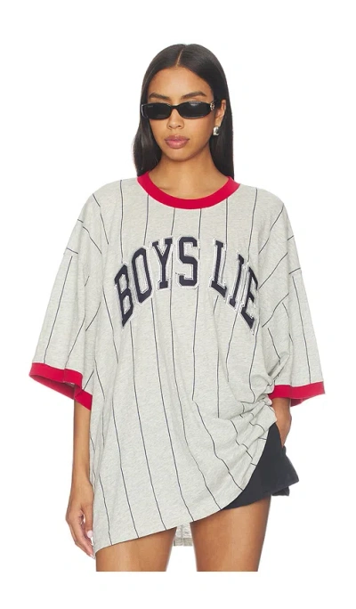 Boys Lie Game Changer Bf Slub Tee V2 In Gray