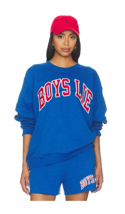 Boys Lie Game Changer Kara Crewneck In Blue