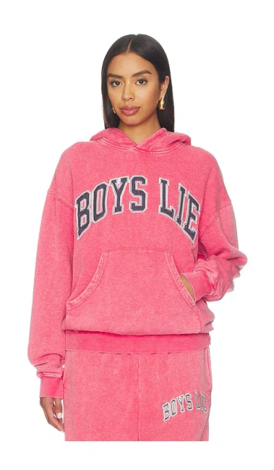 Boys Lie Game Changer Racer Hoodie In Red