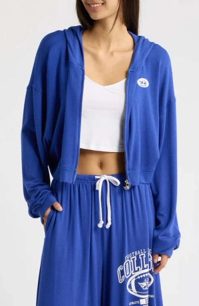 Boys Lie Game Day Alex Full Zip Hoodie In Blue