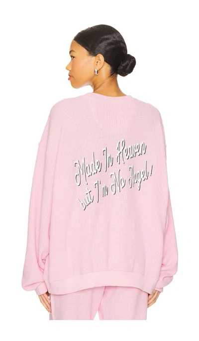 Boys Lie Georgia Rules Kara Crewneck In Pink
