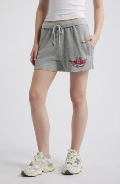 Boys Lie Girls Rule Boys Drool Sweat Shorts In Gray