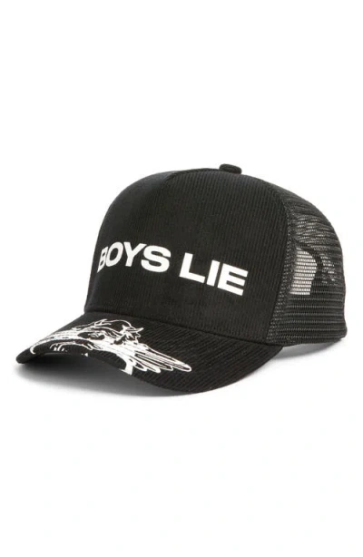 Boys Lie Heaven's Edge Trucker Hat In Black