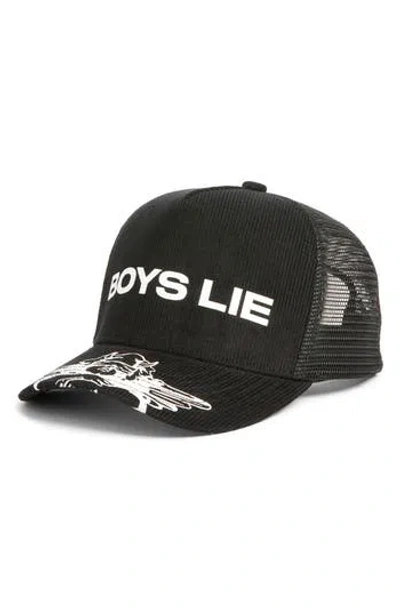 Boys Lie Heaven's Edge Trucker Hat In Black