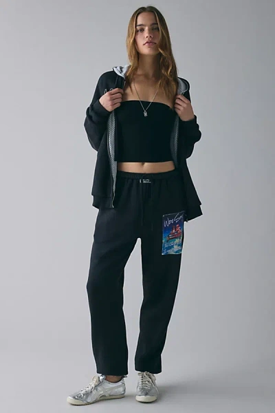 Boys Lie Kimmy 1-800 Disconnected Graphic Sweatpants In Black, Women's At Urban Outfitters In Green