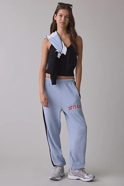 Boys Lie Kimmy Good Sport Thermal Jogger Sweatpants In Blue, Women's At Urban Outfitters