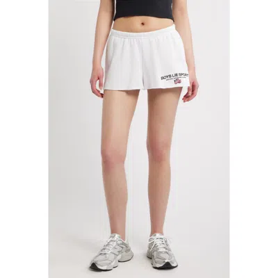 Boys Lie Kimmy Sport Shorts In White