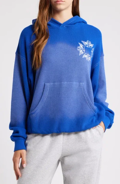 Boys Lie Knight Angel Tour Race Thermal Hoodie In Blue