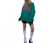 Boys Lie Lean Kara Crewneck In Green In Green