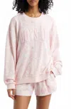 Boys Lie Manhunt Kara Crewneck Sweater In Pink In Multi