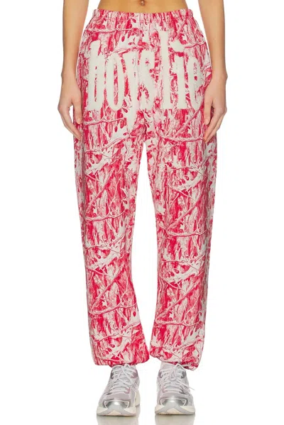 Boys Lie Manhunt Kimmy Pant In Red Camo In Multi