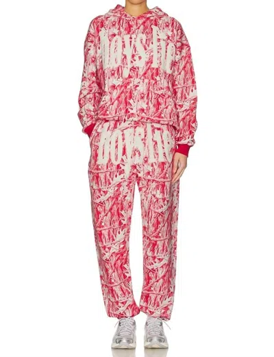 Boys Lie Manhunt Kimmy Pull-on Pants In Red Camo In Multi