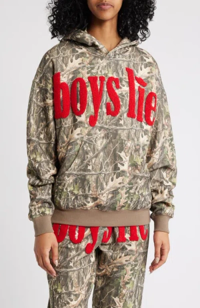 Boys Lie Manhunt Racer Hoodie In Muti