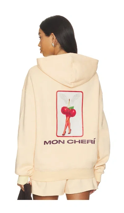 Boys Lie Mon Cheri Racer Hoodie In Yellow