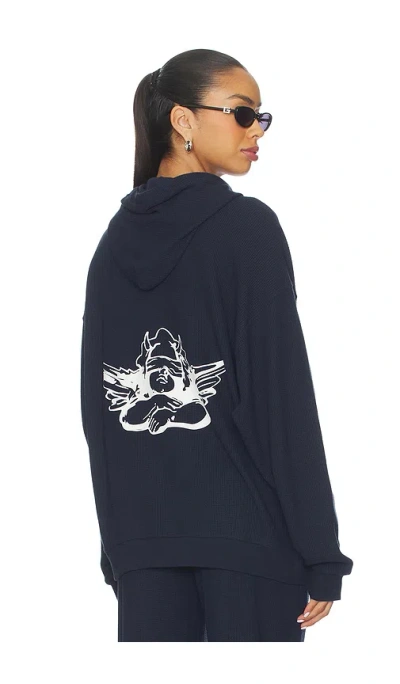Boys Lie Name Em' Harley Zip Hoodie In Blue