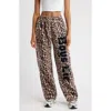 Boys Lie No One Likes A Cheetah Fleece Pants In Multi