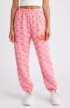 Boys Lie Not Your Puppy Kimmy Cotton Blend Sweatpants In Pink