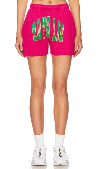 Boys Lie Pucker Up Brady Shorts In Pink