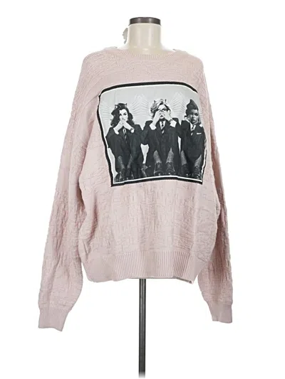 Boys Lie Pullover Sweater In Pink