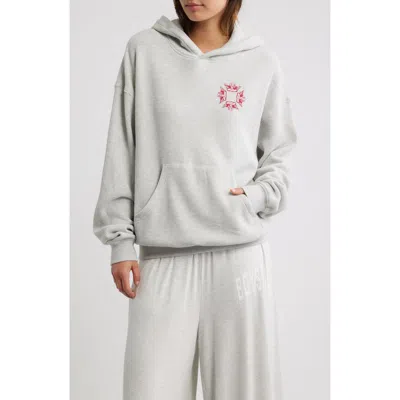 Boys Lie Red Flags V2 Racer Graphic Hoodie In Gray