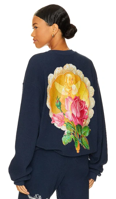 Boys Lie Room To Grow Crewneck In Navy