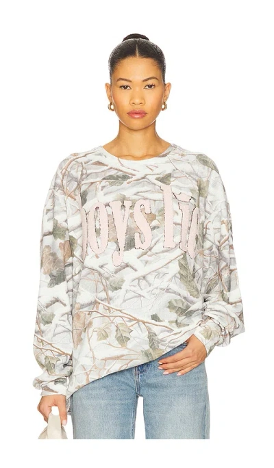 Boys Lie Rose Colored Thermal In Multi
